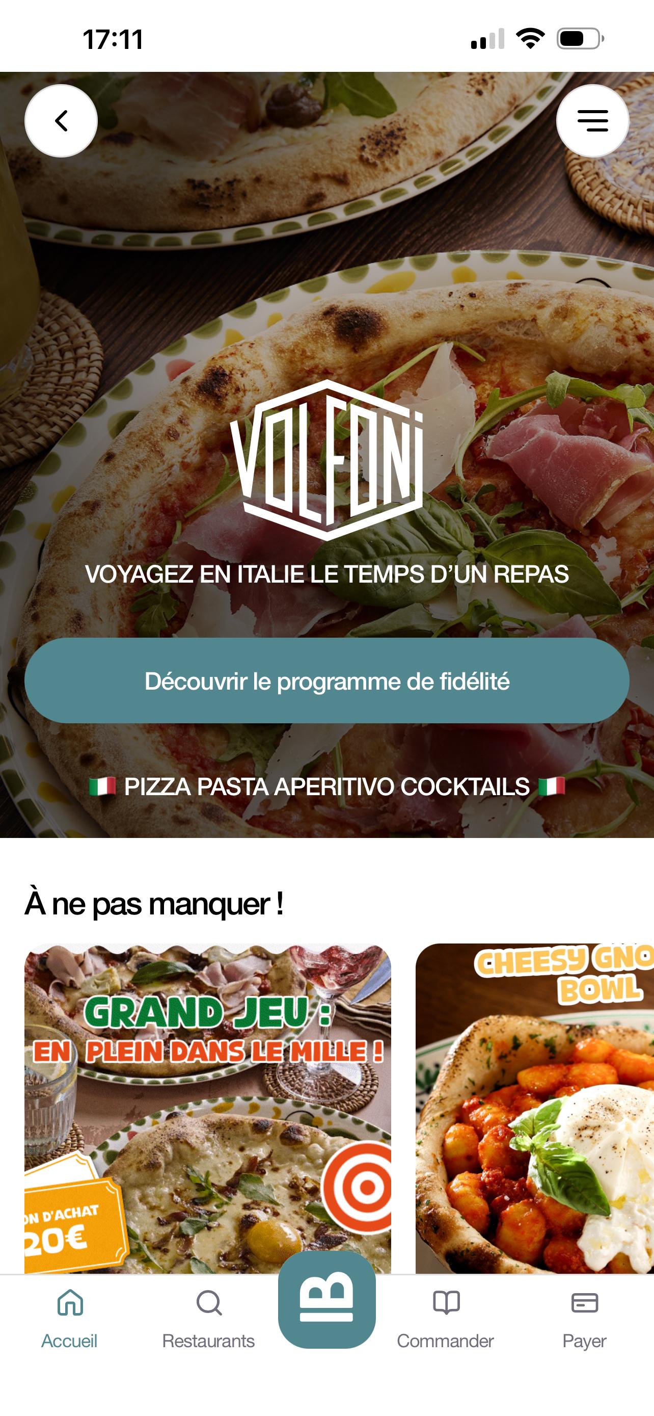 Cumulez des points
à chaque repas